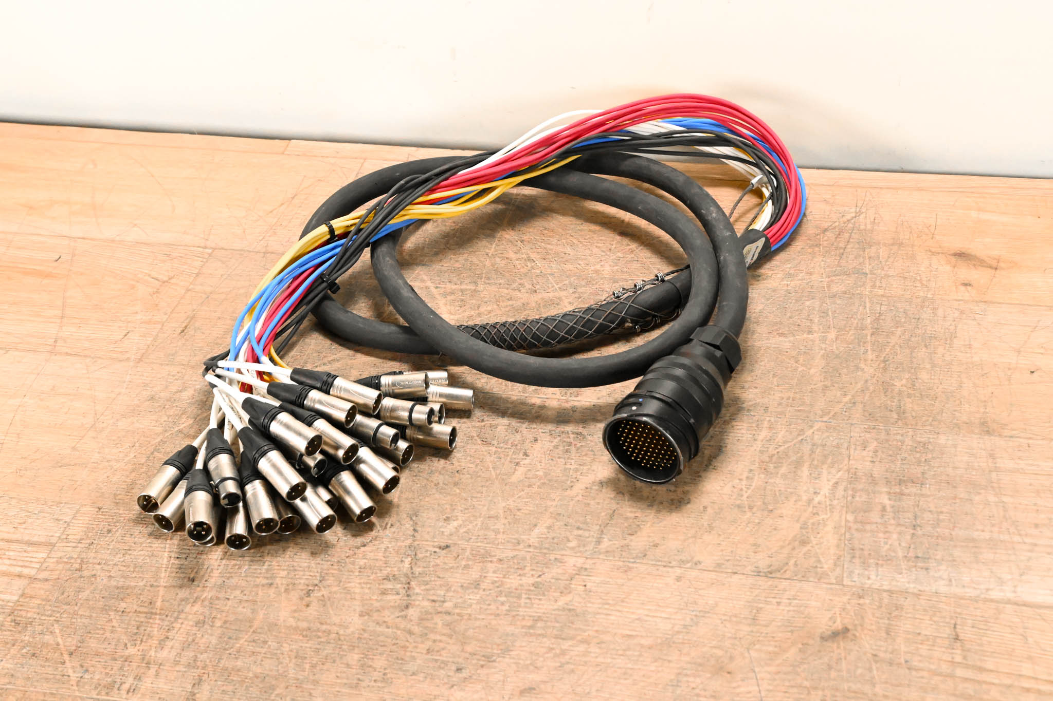 Amphenol MP-4101-85P 85-Pin Connector to 24x4 XLR Fanout Snake