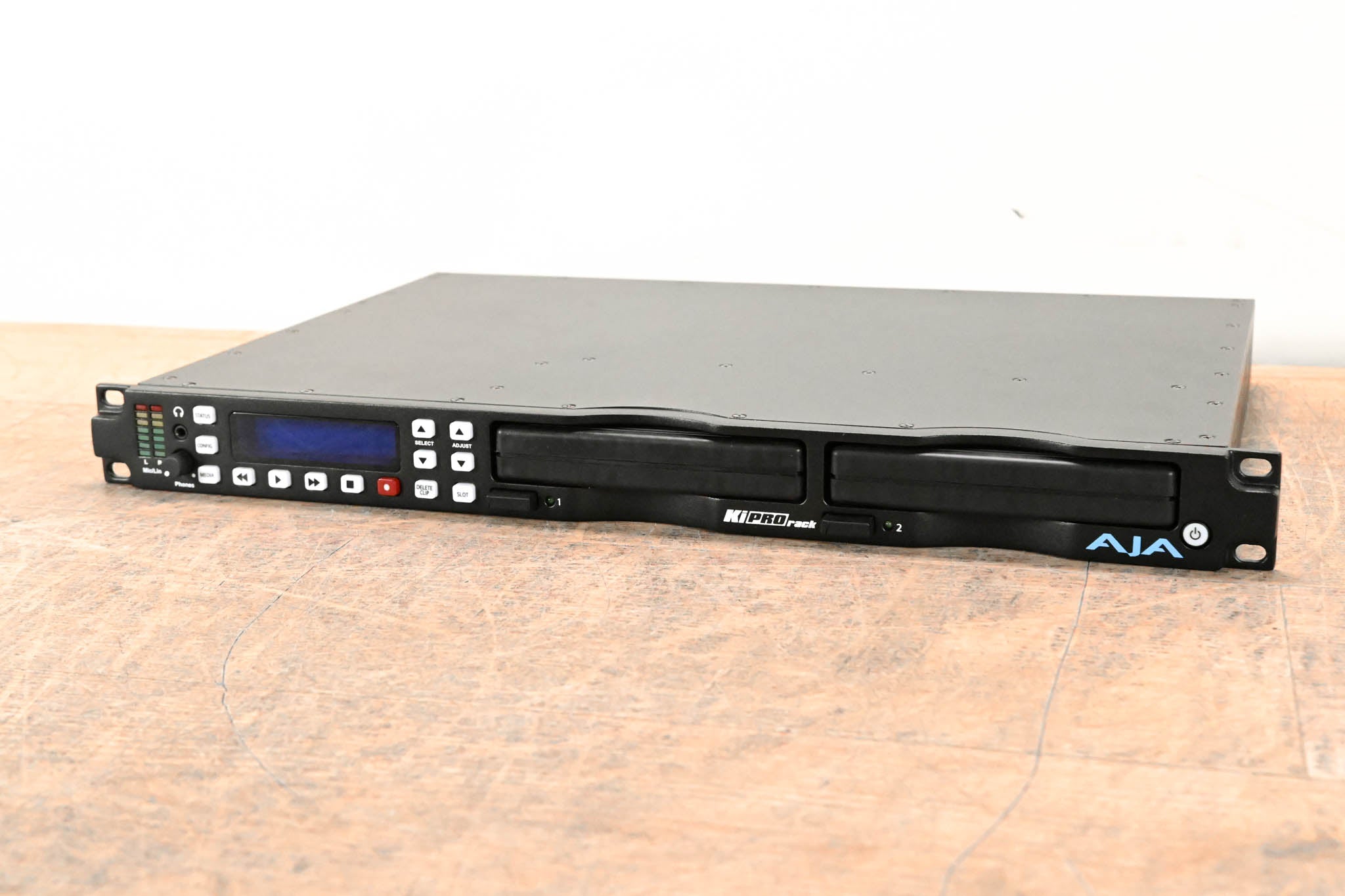 AJA Ki Pro Rack Video Recorder and Player with two 256GB KiStor Modules