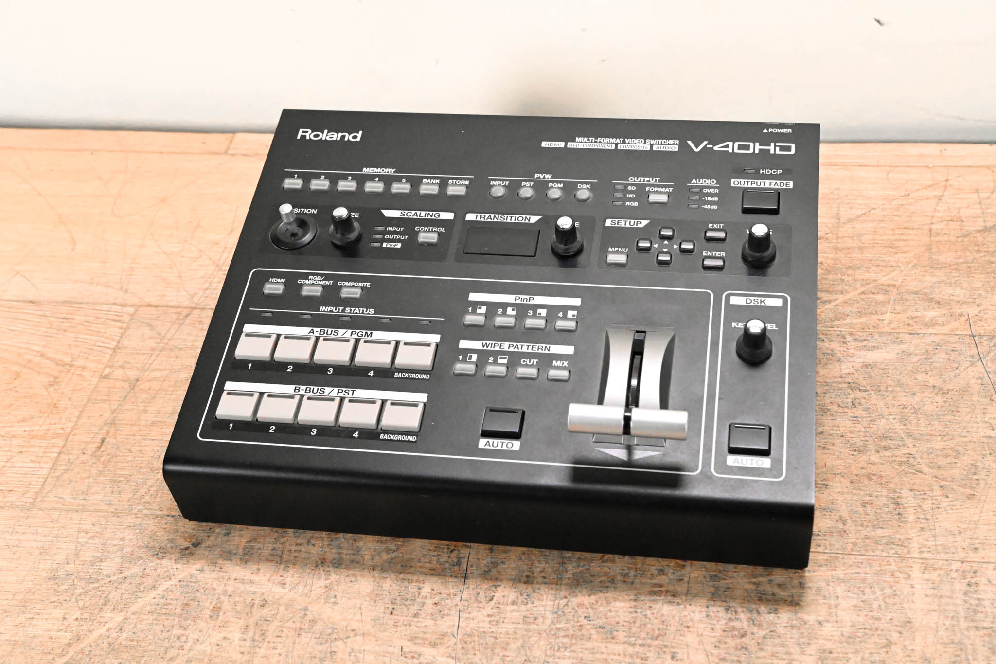 Roland V-40HD Multi-Format Video Switcher (NO POWER SUPPLY)