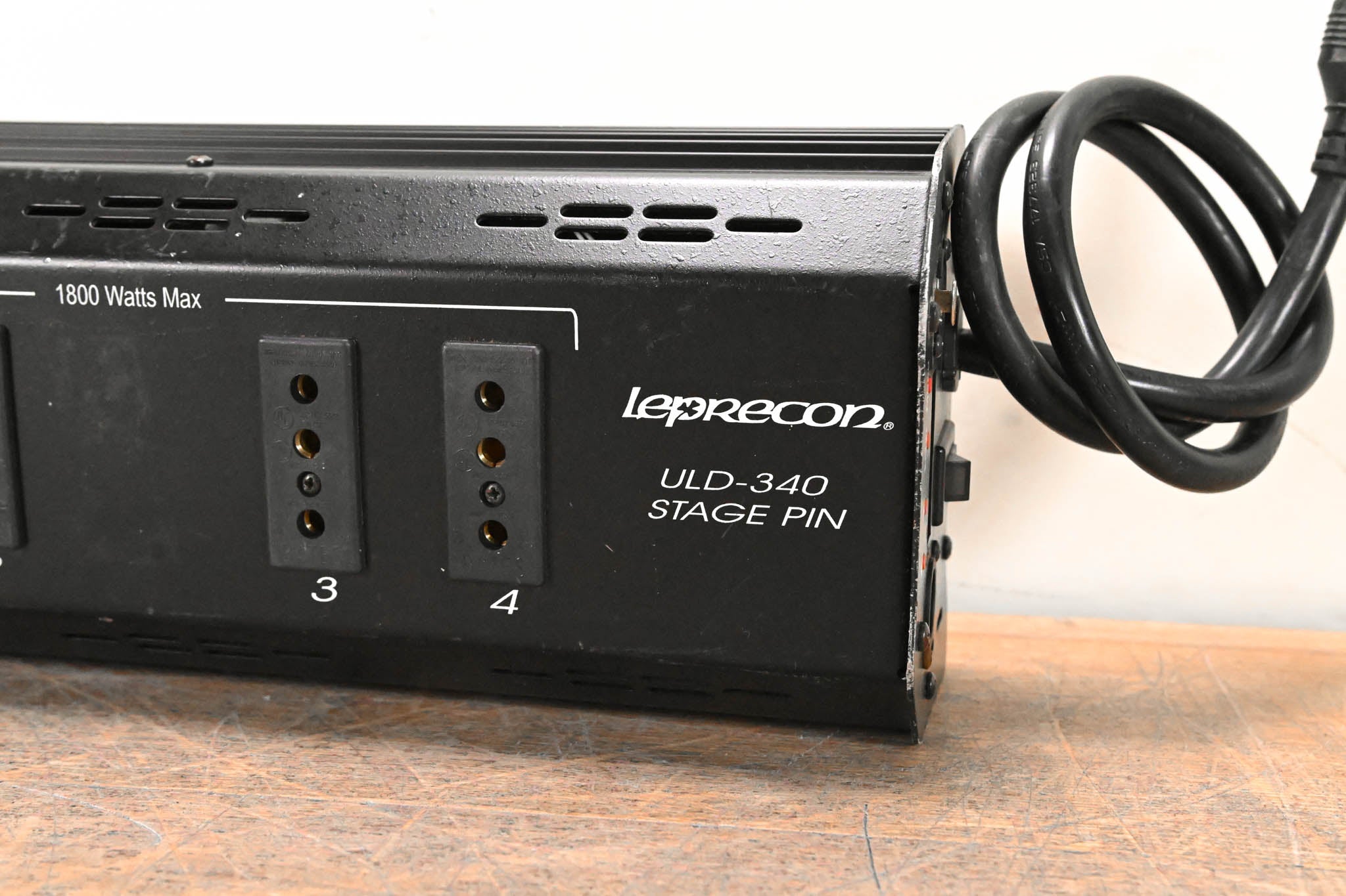 Leprecon ULD-340 4-Channel 15A Tree Mount Dimmer with Stage Pin Output