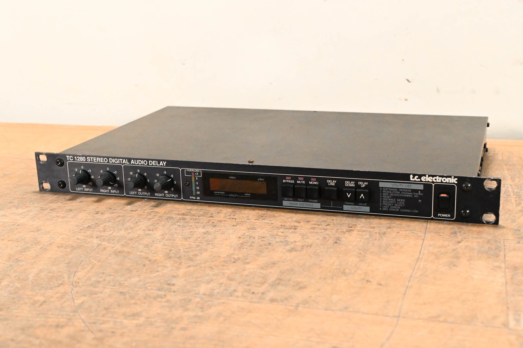 TC Electronic TC 1280 Stereo Digital Audio Delay