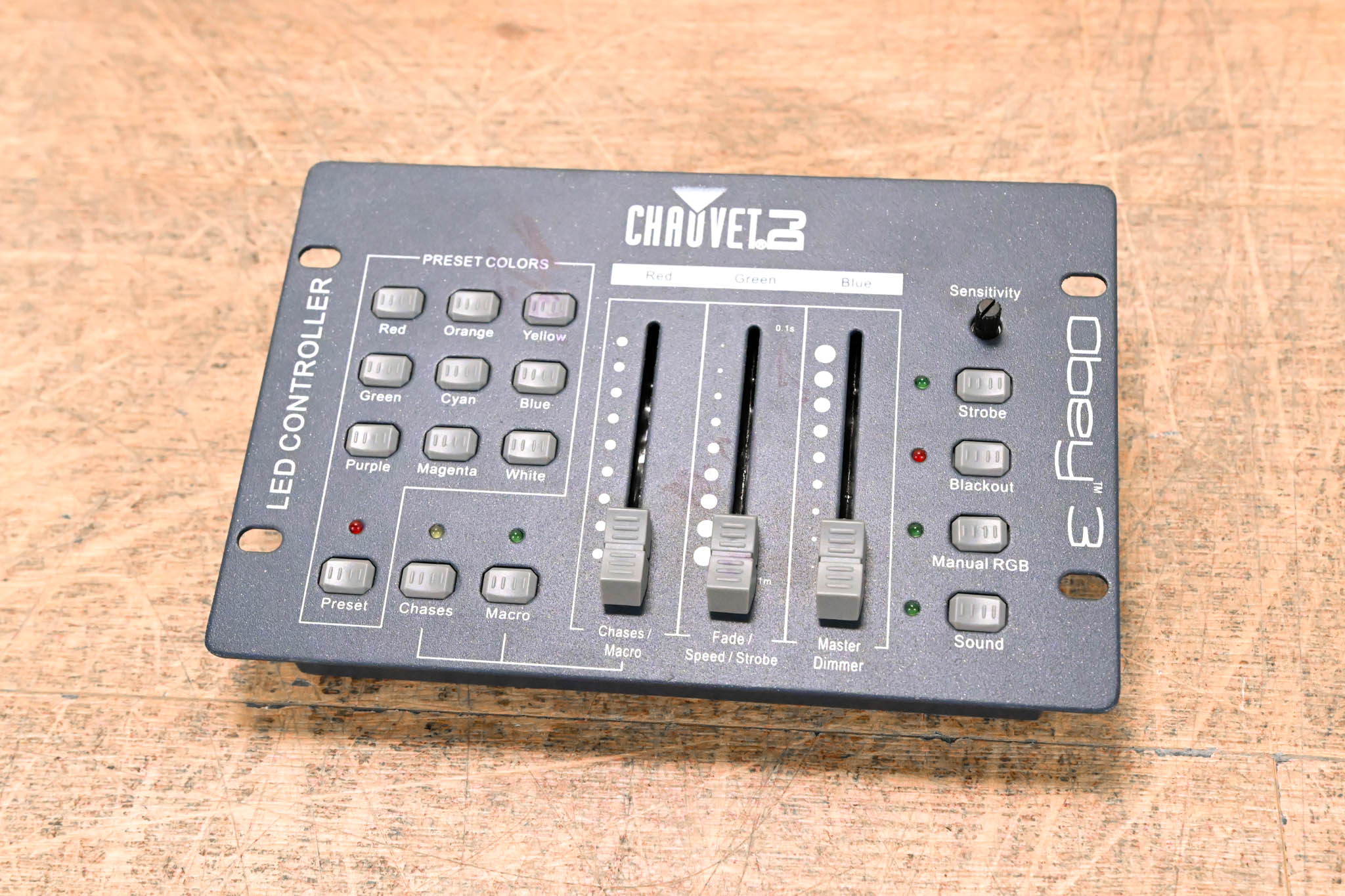 Chauvet Obey 3 3-Channel DMX Lighting Controller (NO POWER SUPPLY)