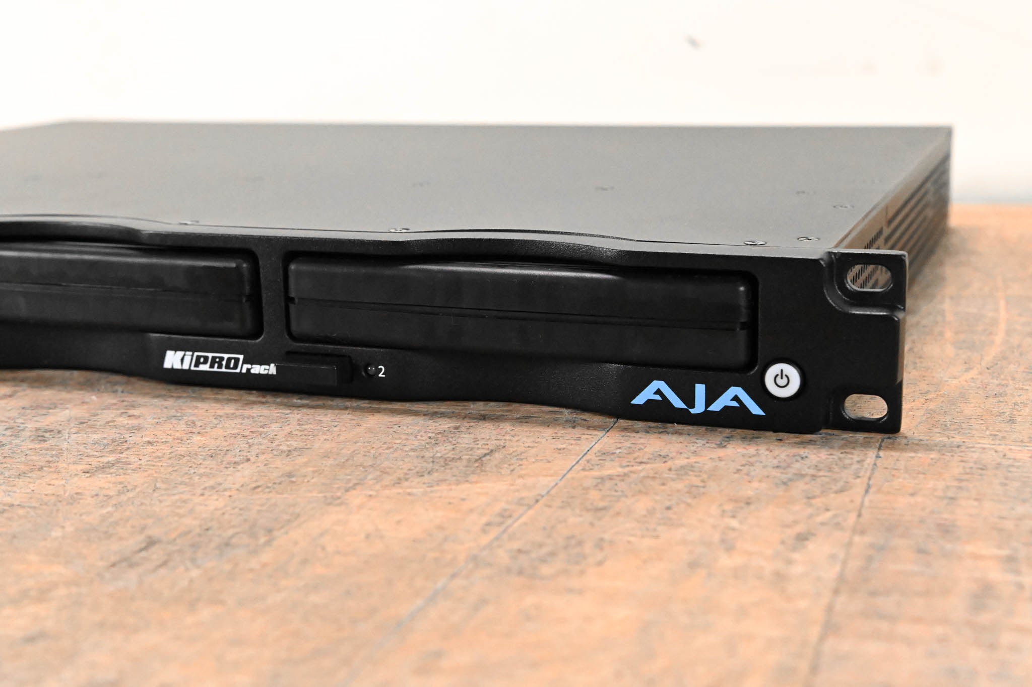 AJA Ki Pro Rack Video Recorder and Player with two 256GB KiStor Modules