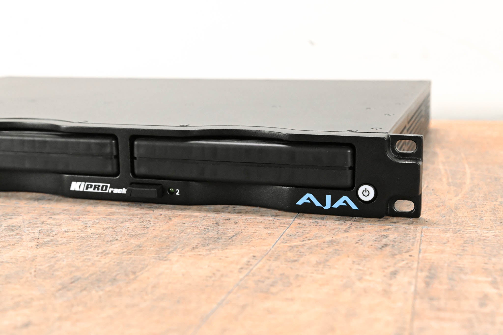 AJA Ki Pro Rack Video Recorder and Player with two 256GB KiStor Modules