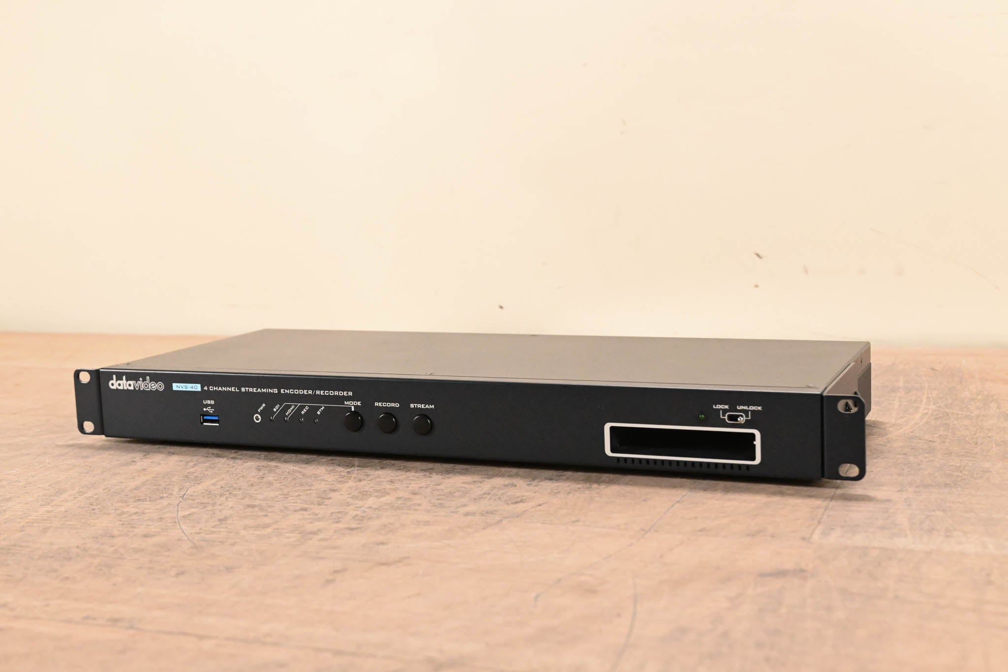 Datavideo NVS-40 4-Channel Streaming Encoder/Recorder (NO POWER SUPPLY)