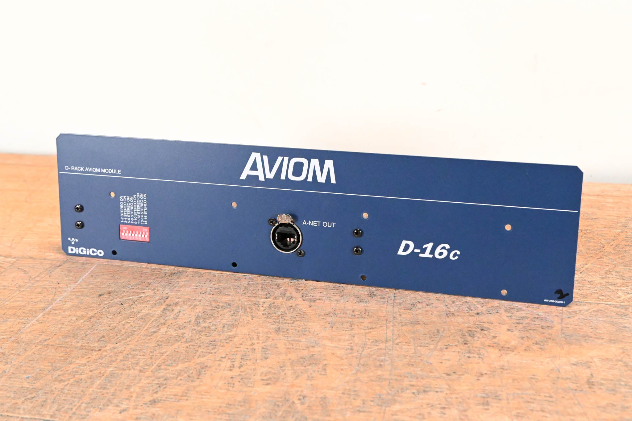 DiGiCo D-16c Aviom A-Net D-Rack Module