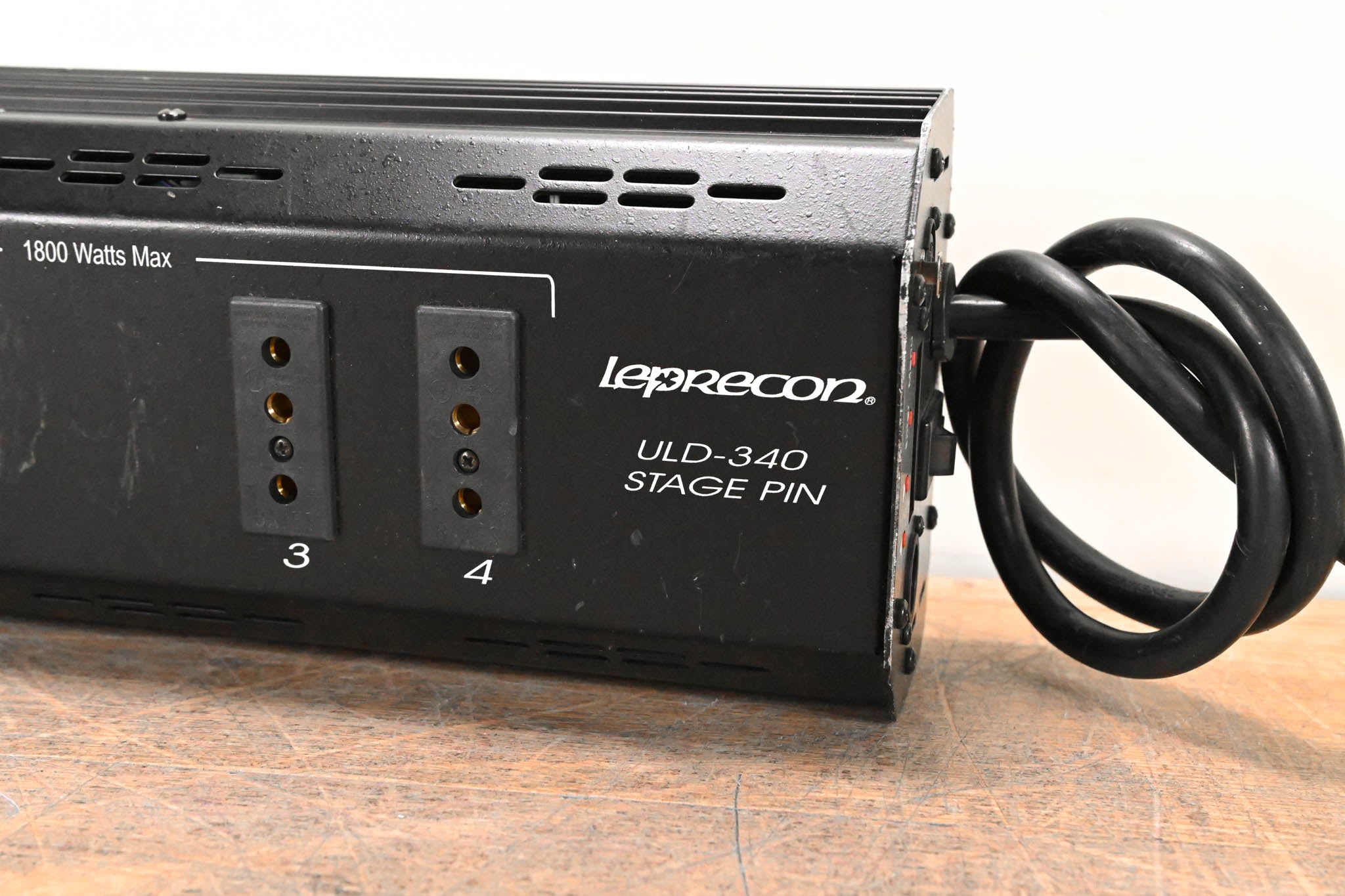 Leprecon ULD-340 4-Channel 15A Tree Mount Dimmer with Stage Pin Output