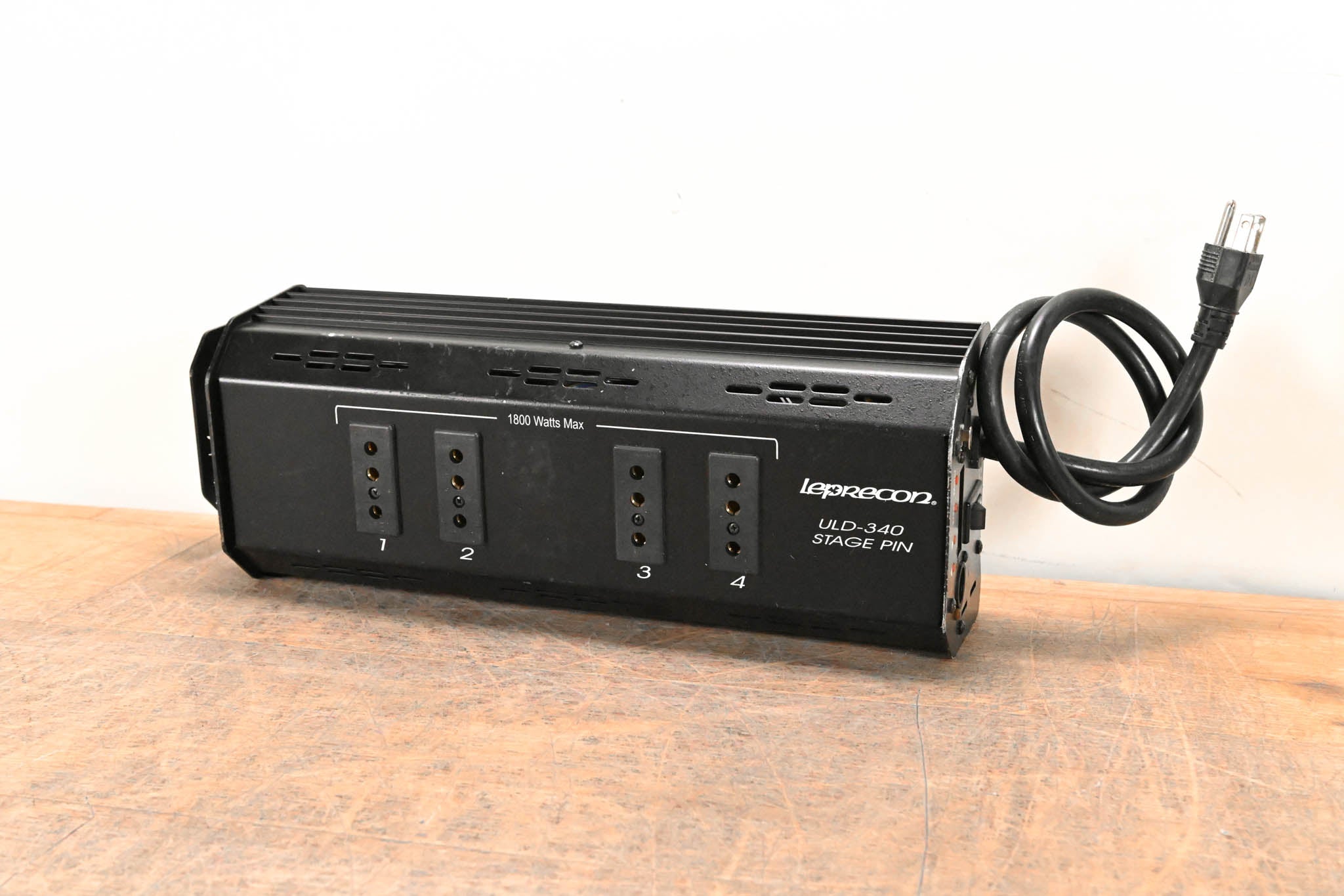 Leprecon ULD-340 4-Channel 15A Tree Mount Dimmer with Stage Pin Output