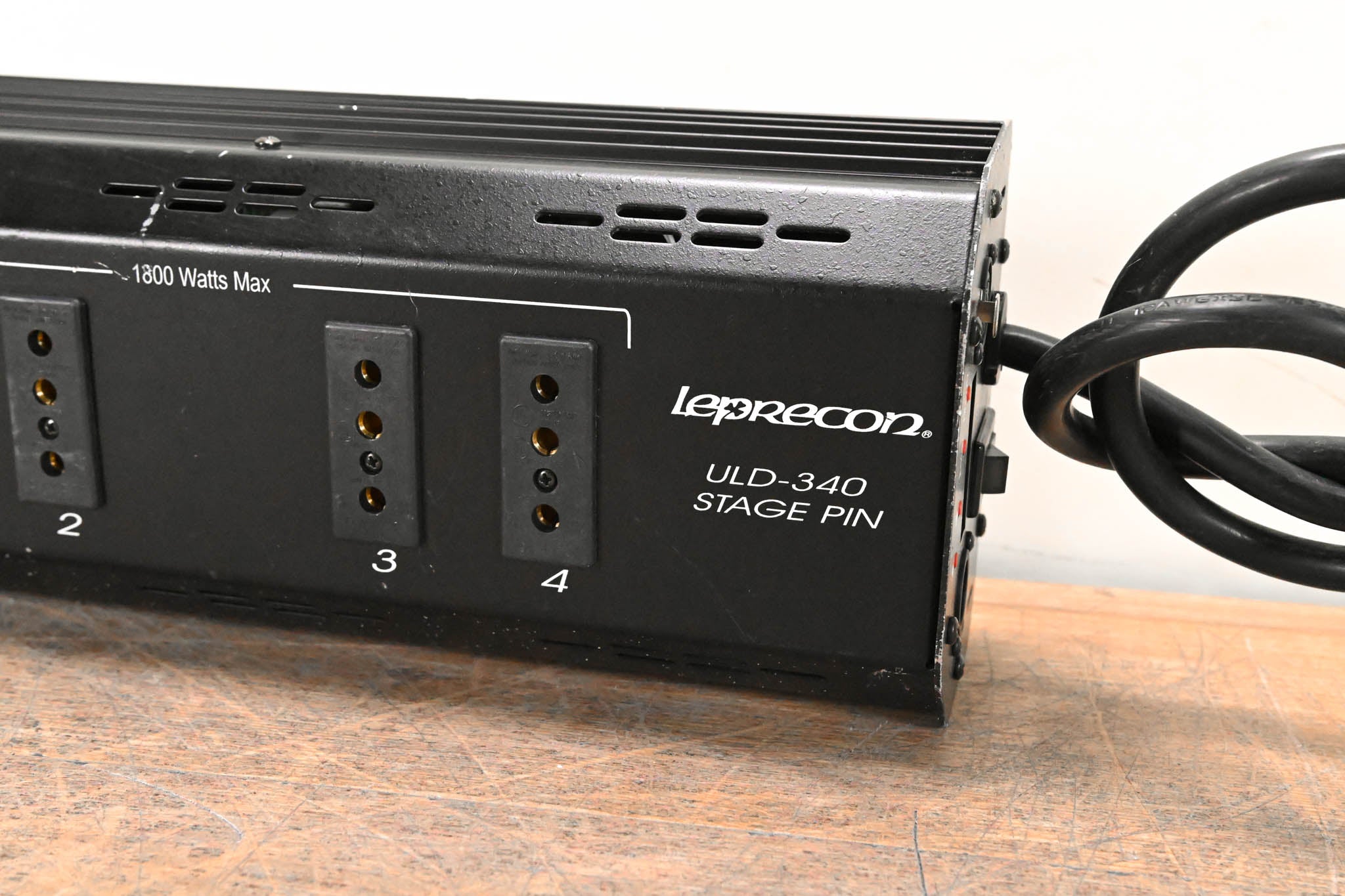 Leprecon ULD-340 4-Channel 15A Tree Mount Dimmer with Stage Pin Output