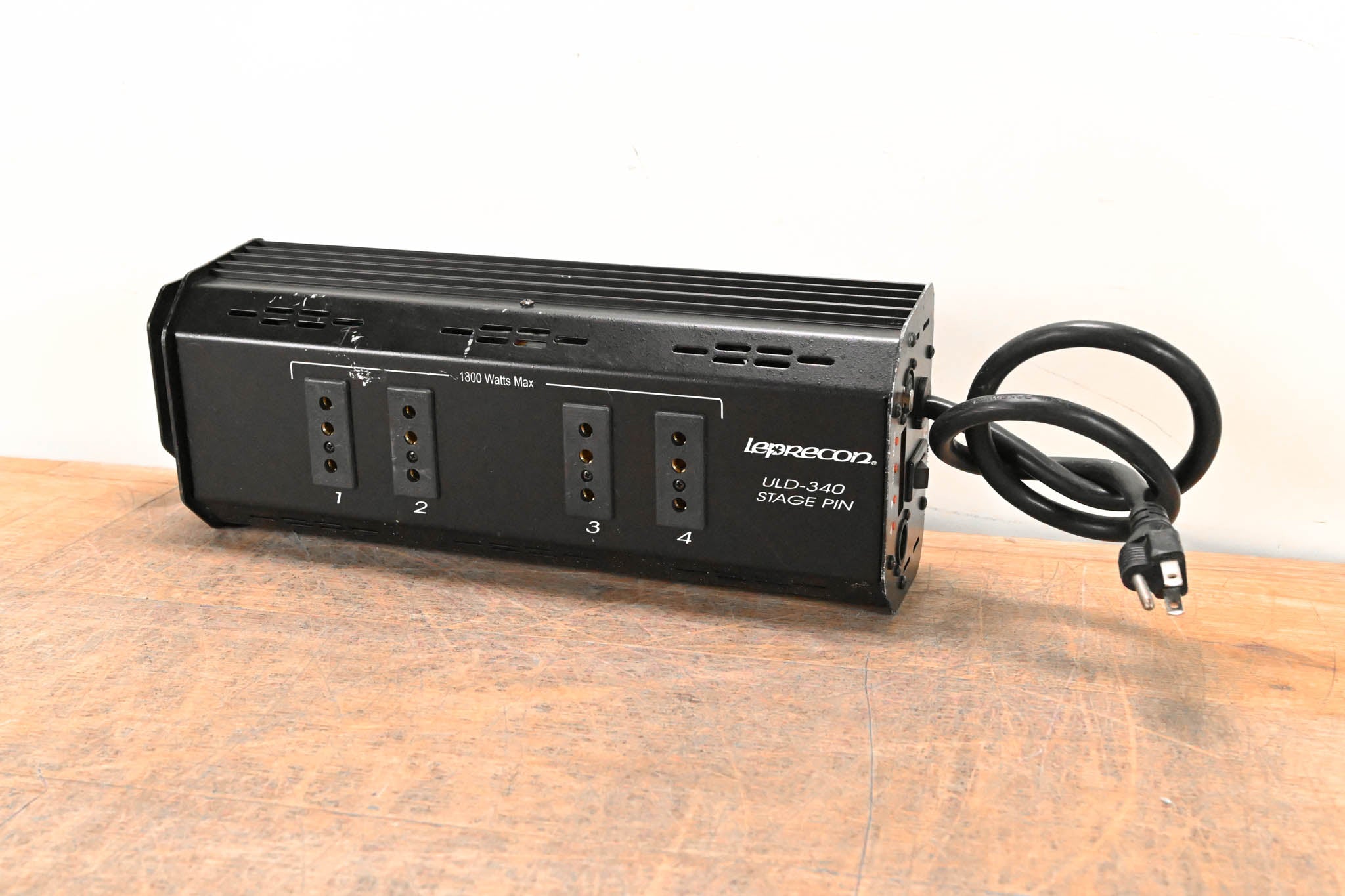 Leprecon ULD-340 4-Channel 15A Tree Mount Dimmer with Stage Pin Output