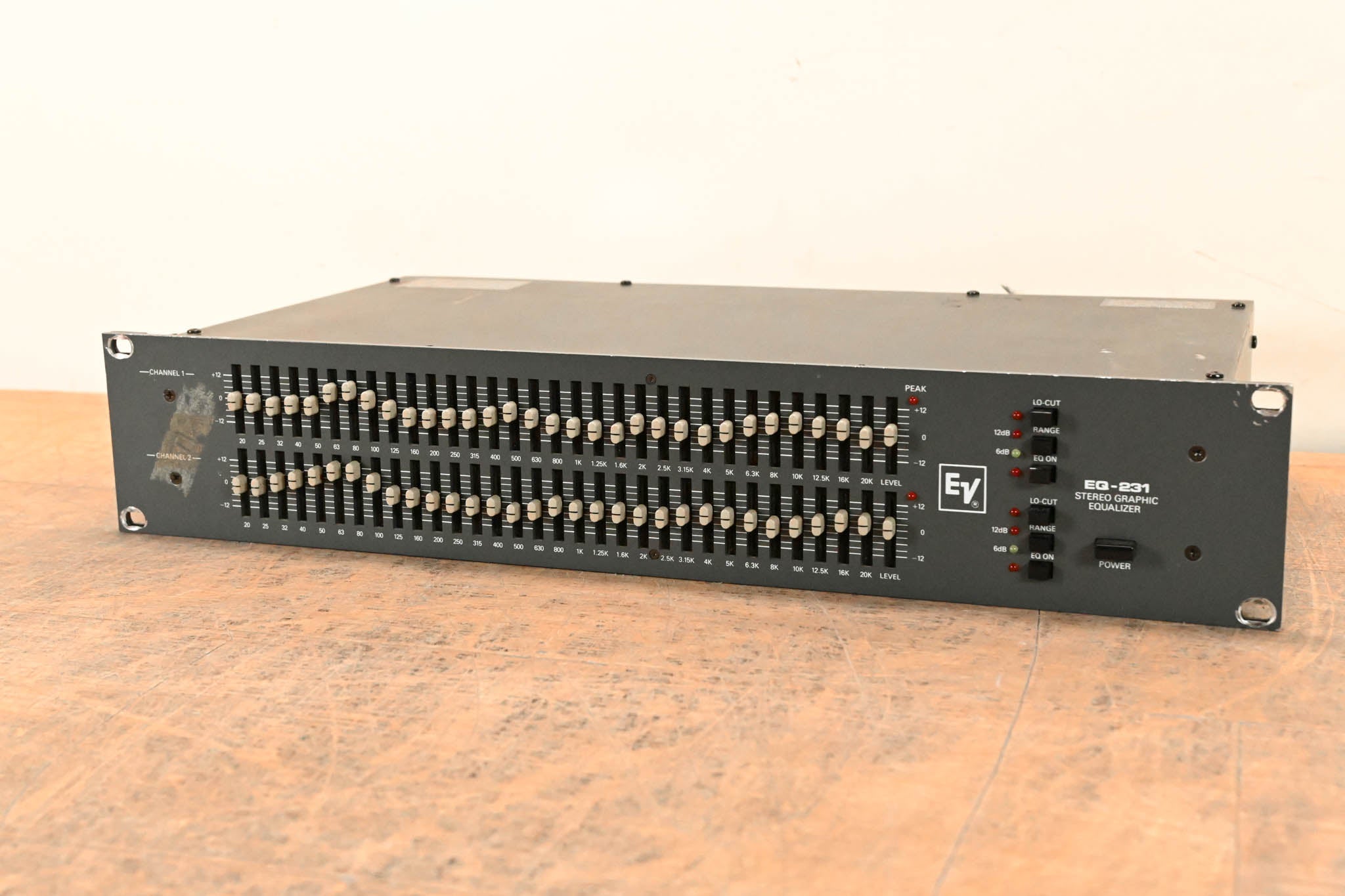 Electro-Voice (EV) EQ-231 Stereo One-Third Octave Graphic Equalizer