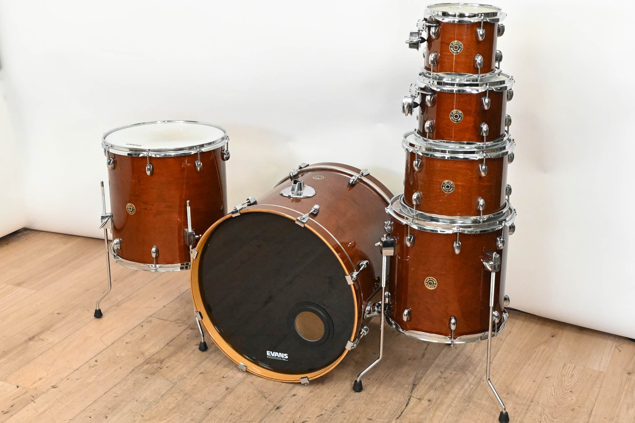Gretsch CM1-E826P 6-Piece Catalina Maple Walnut Glaze Shell Pack