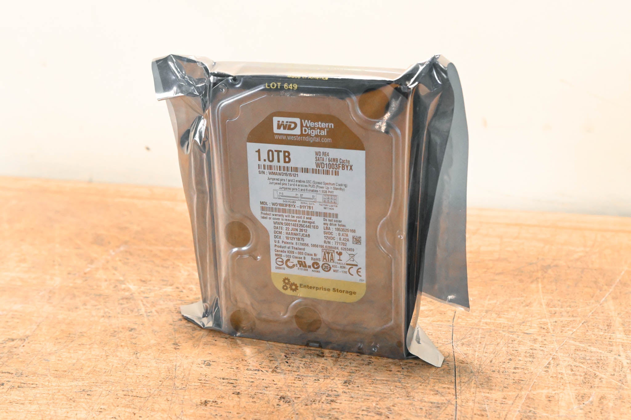 Western Digital WD1003FBYX 1 TB 3.5" Internal Hard Drive