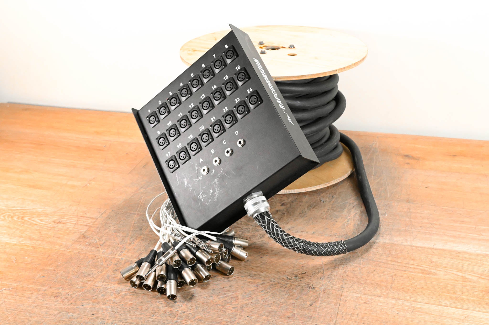 Rapco Horizon S24X4-100 S Series 24 x 4 Snake with 1/4" Returns - 100'