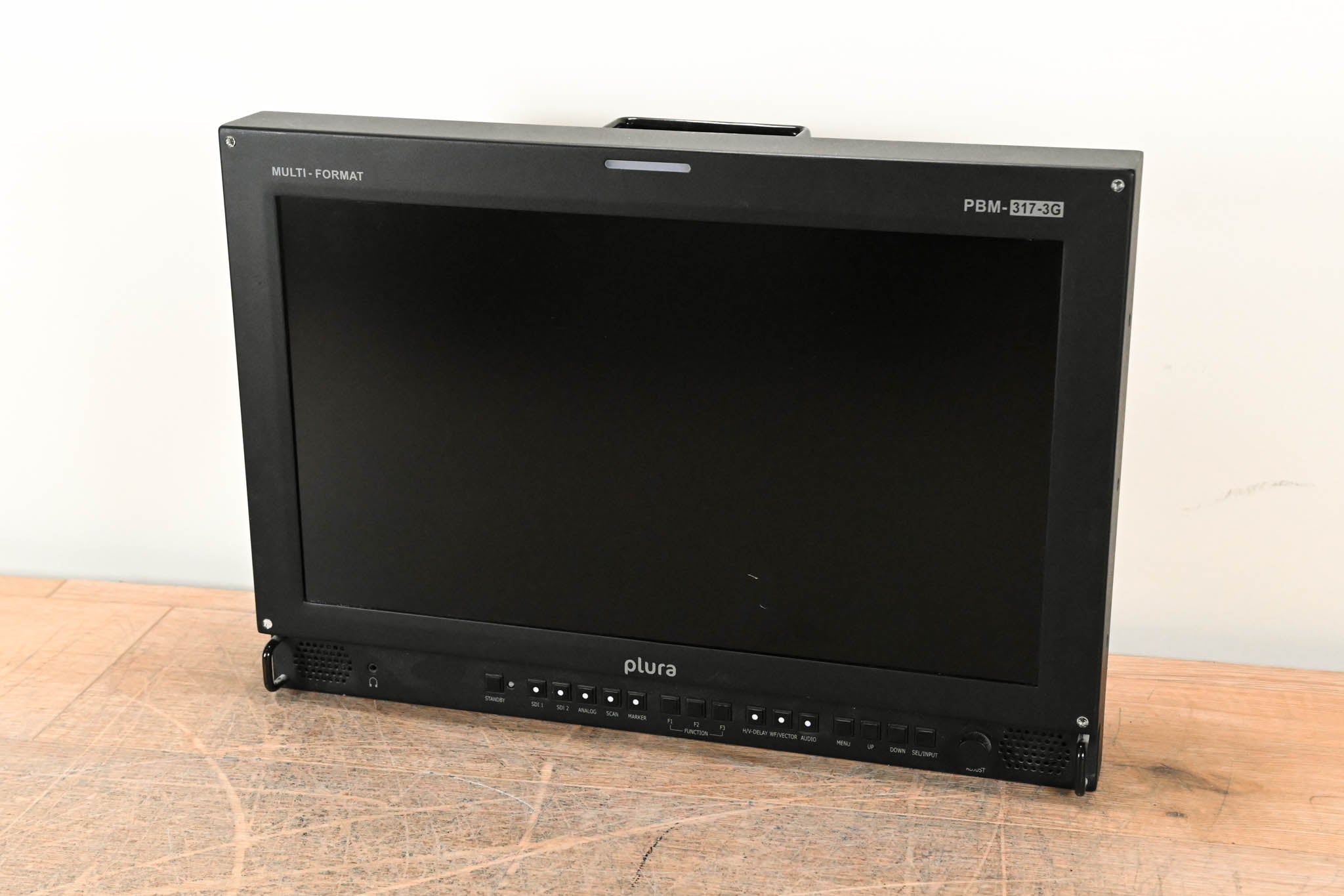 Plura PBM-317-3G Rack-Mountable 17-Inch 3G HD LCD Broadcast Monitor