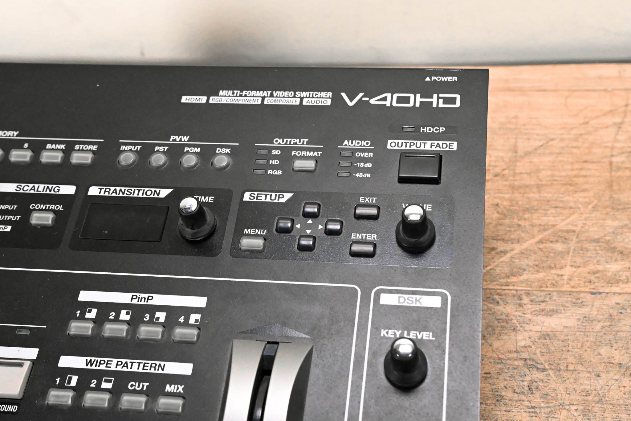 Roland V-40HD Multi-Format Video Switcher (NO POWER SUPPLY)