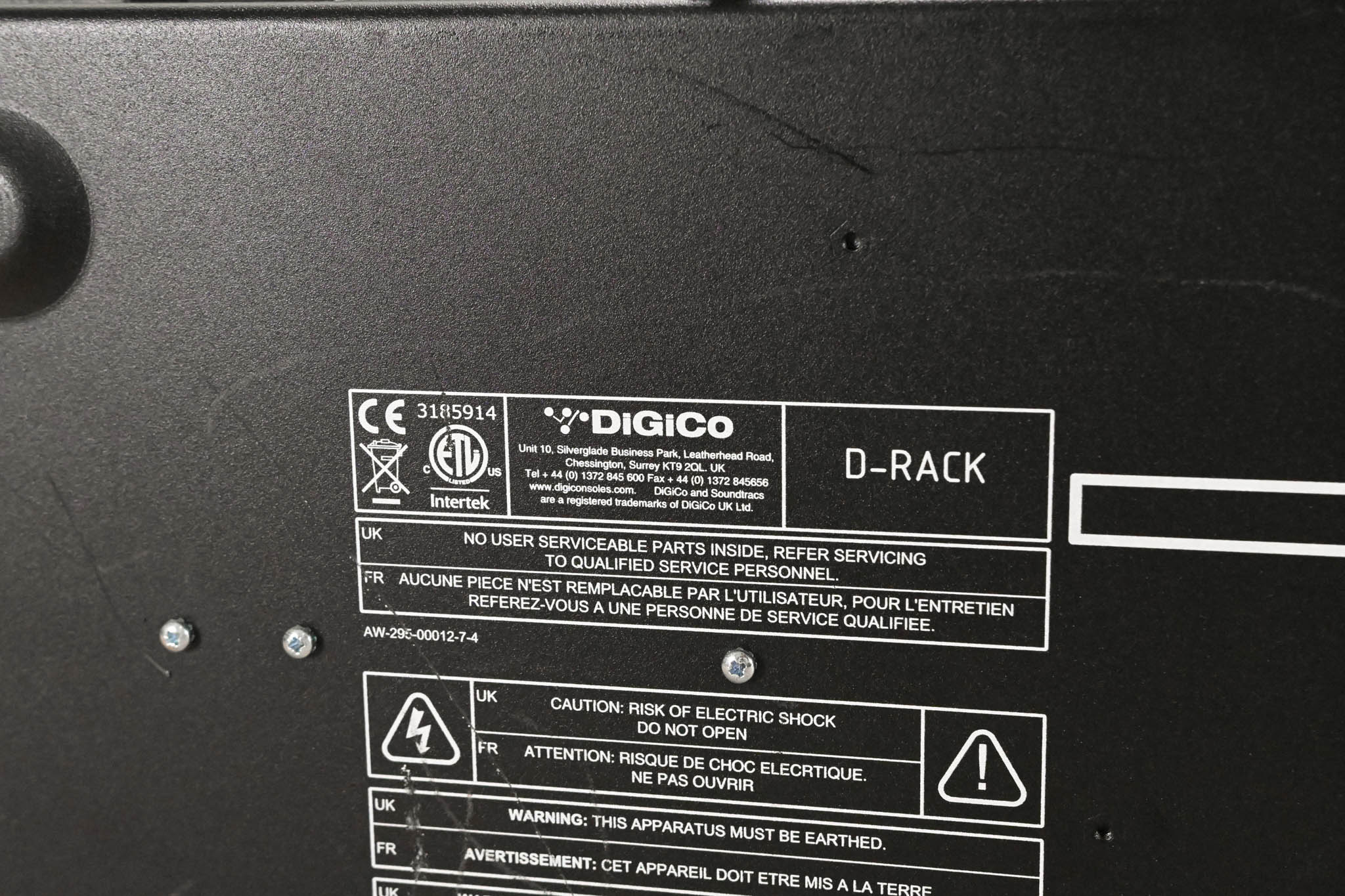 DiGiCo D-Rack 32-in Cat 6 Analog I/O Stage Box