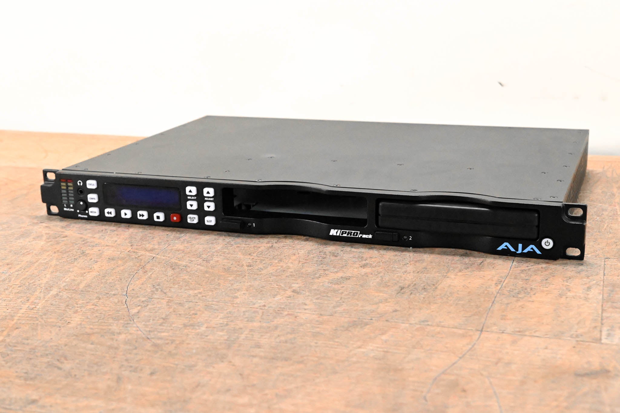 AJA Ki Pro Rack Video Recorder and Player with one 256GB KiStor Module