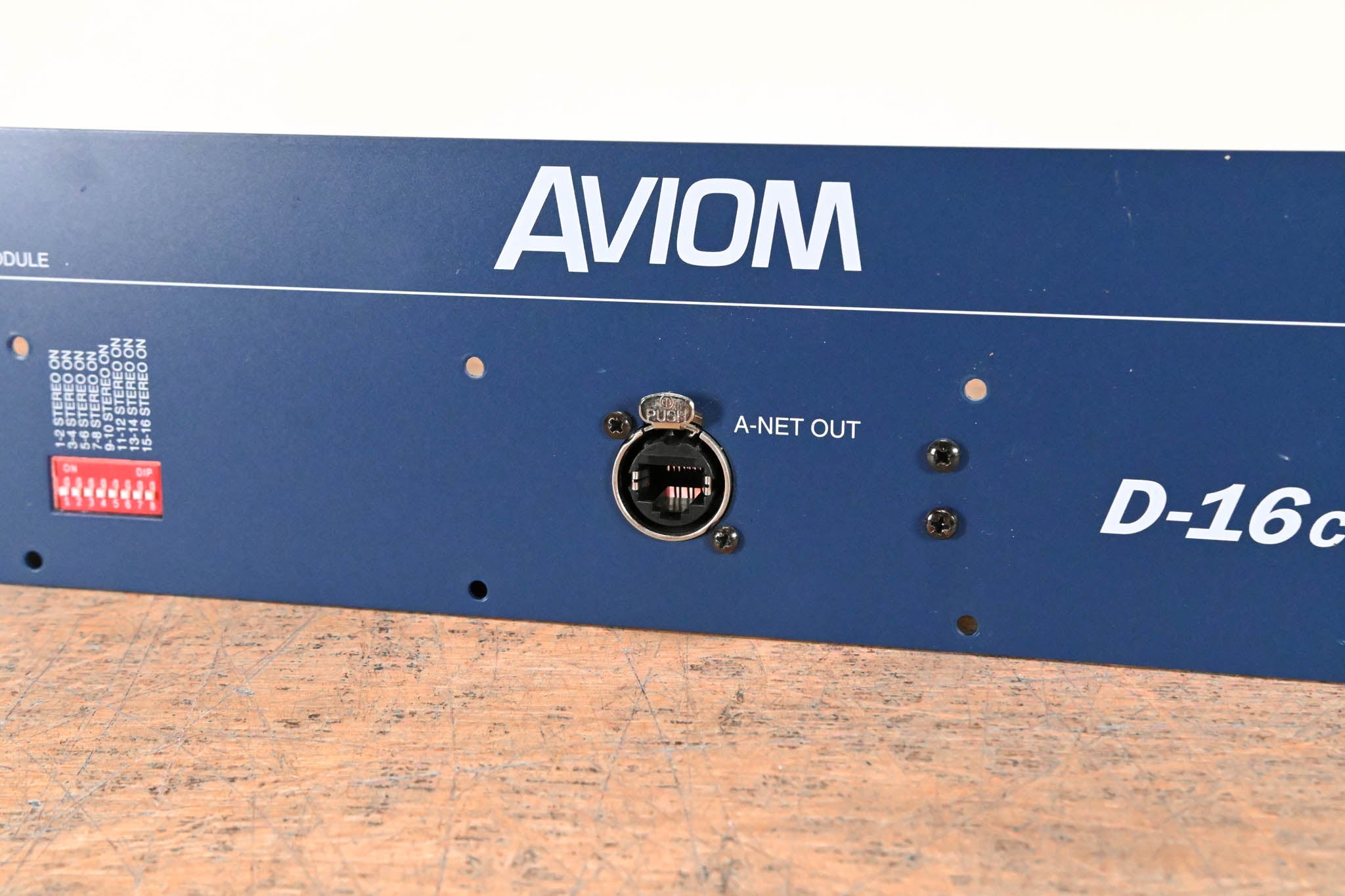DiGiCo D-16c Aviom A-Net D-Rack Module
