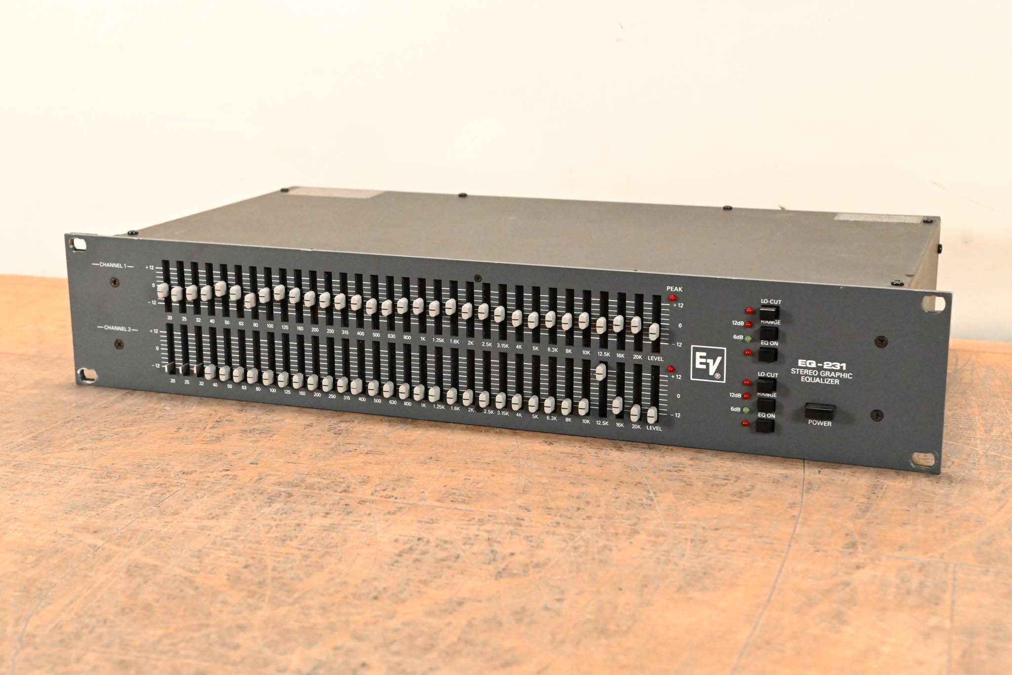 Electro-Voice (EV) EQ-231 Stereo One-Third Octave Graphic Equalizer