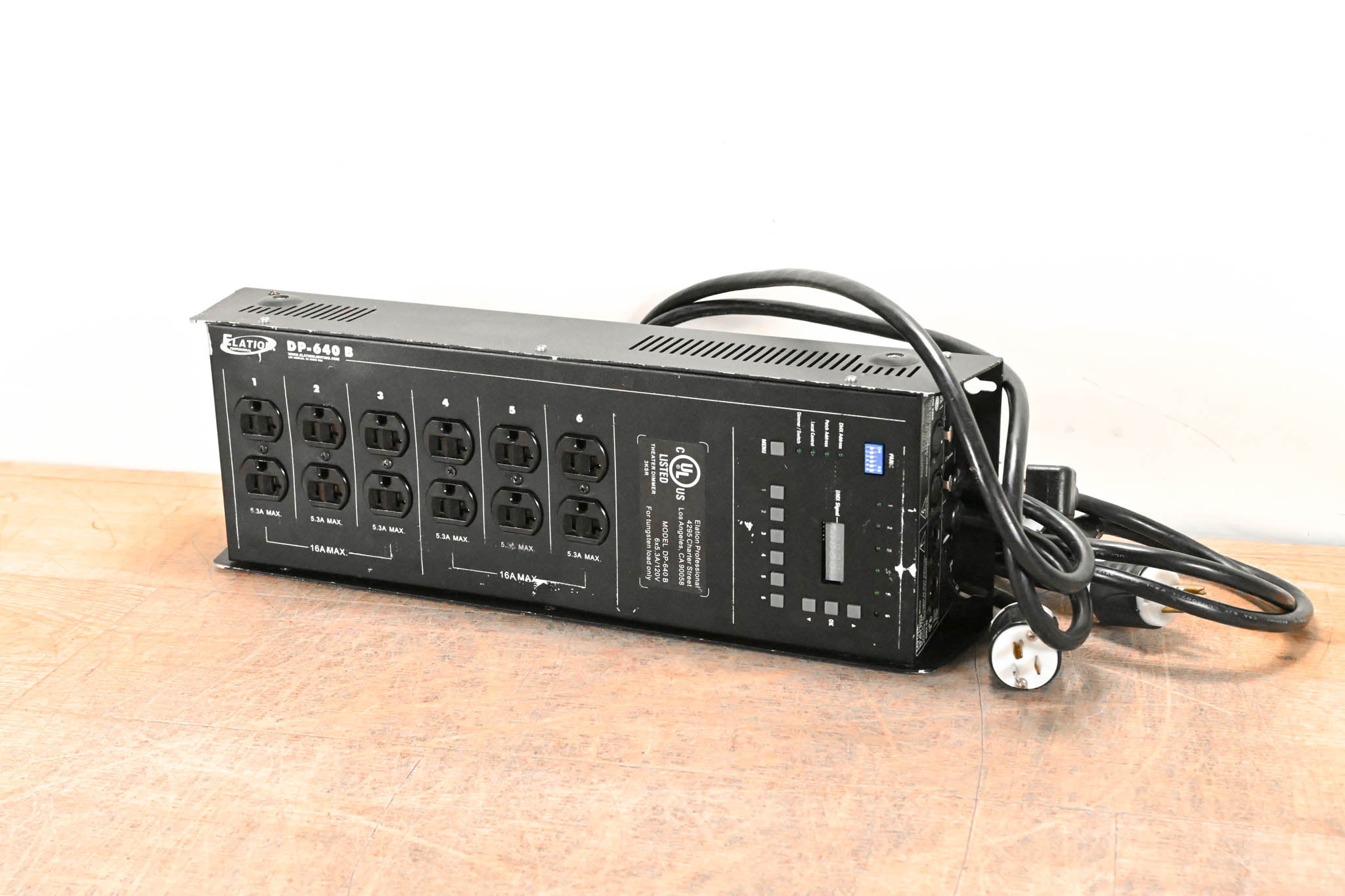 Elation DP-640B Hybrid 6-Channel DMX Dimmer/Switch Pack
