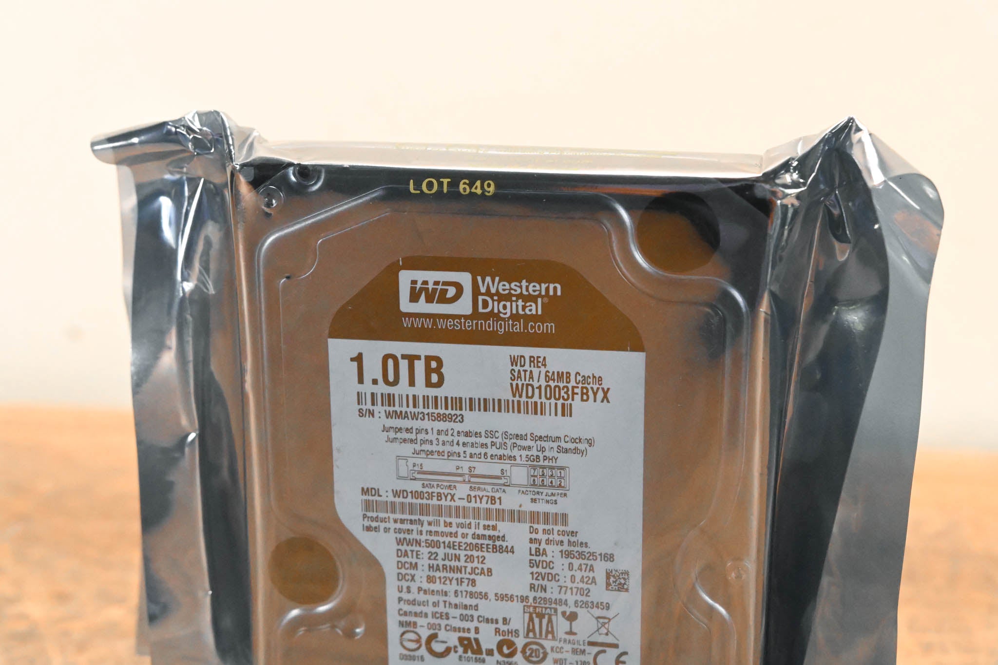Western Digital WD1003FBYX 1 TB 3.5" Internal Hard Drive