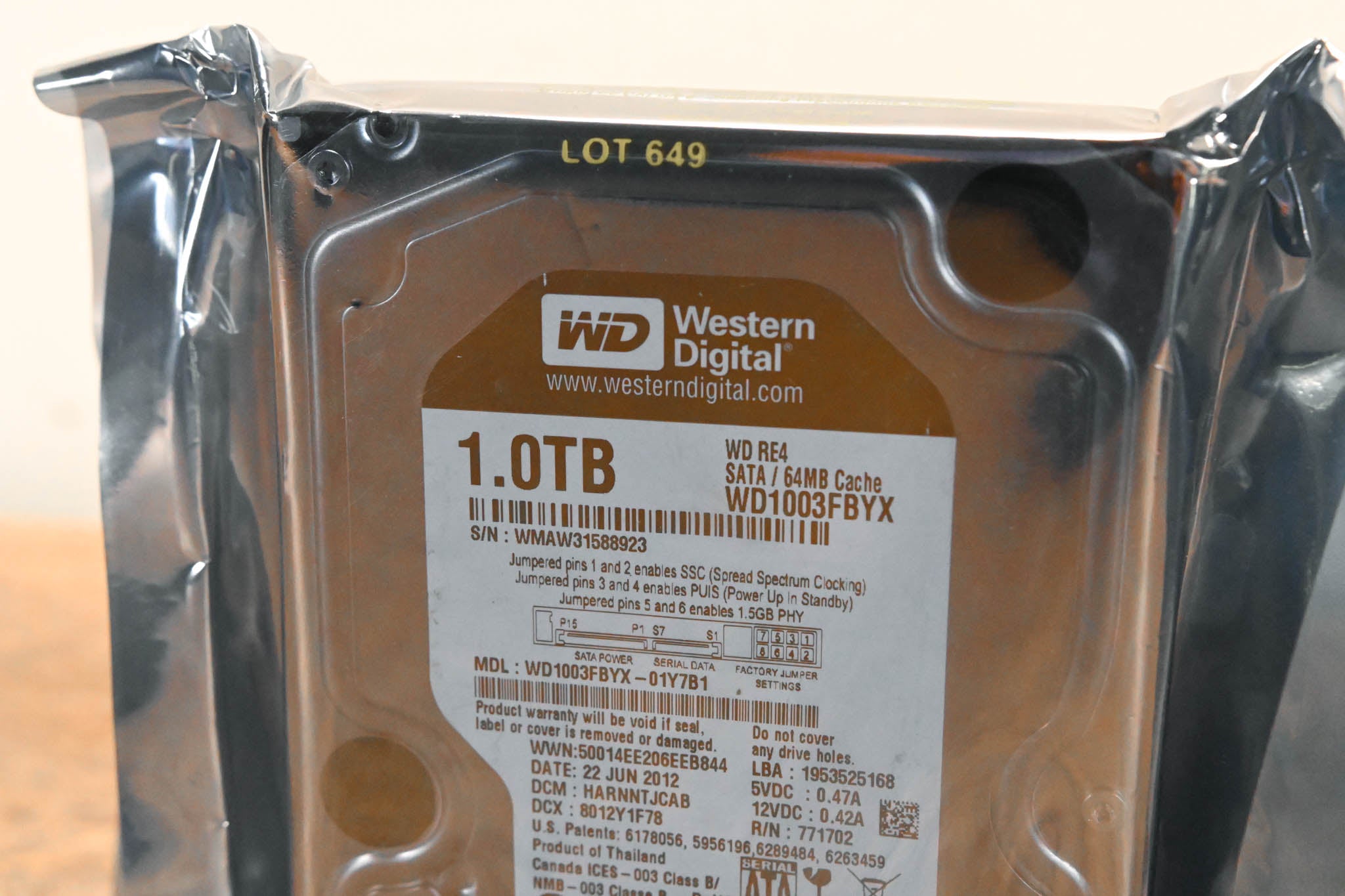 Western Digital WD1003FBYX 1 TB 3.5" Internal Hard Drive