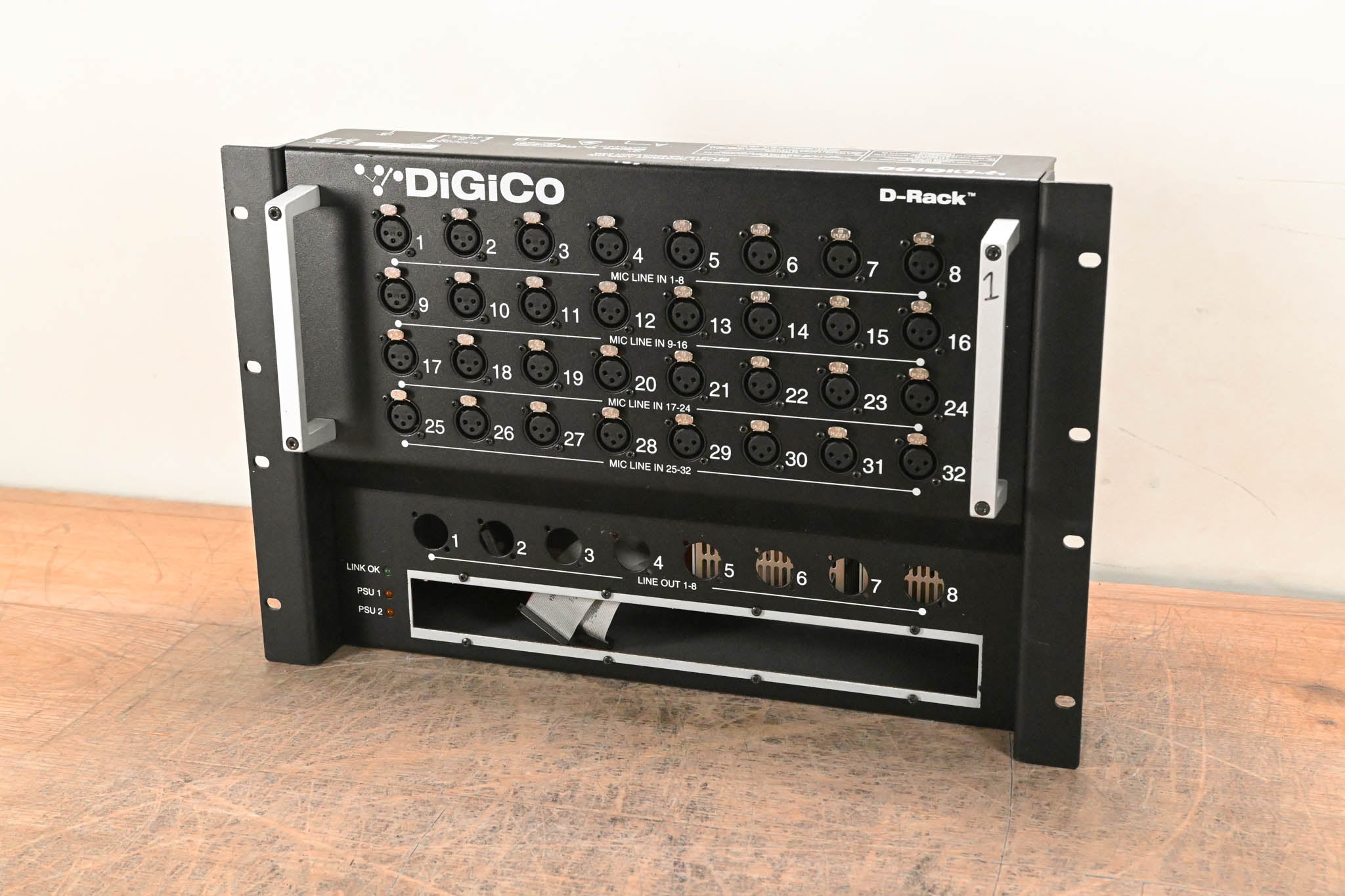 DiGiCo D-Rack 32-in Cat 6 Analog I/O Stage Box