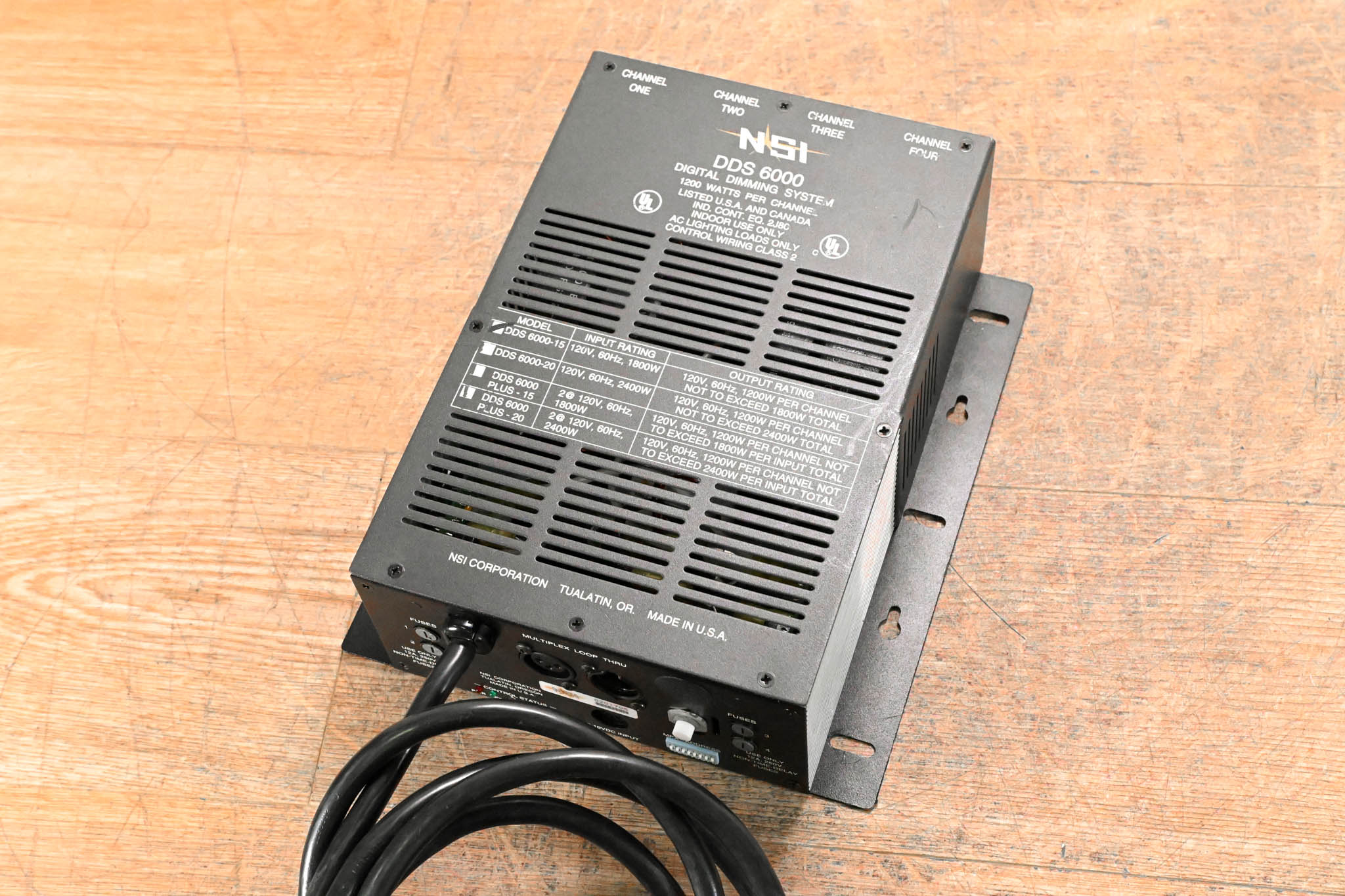 NSI DDS 6000 4-Channel Dimmer Pack