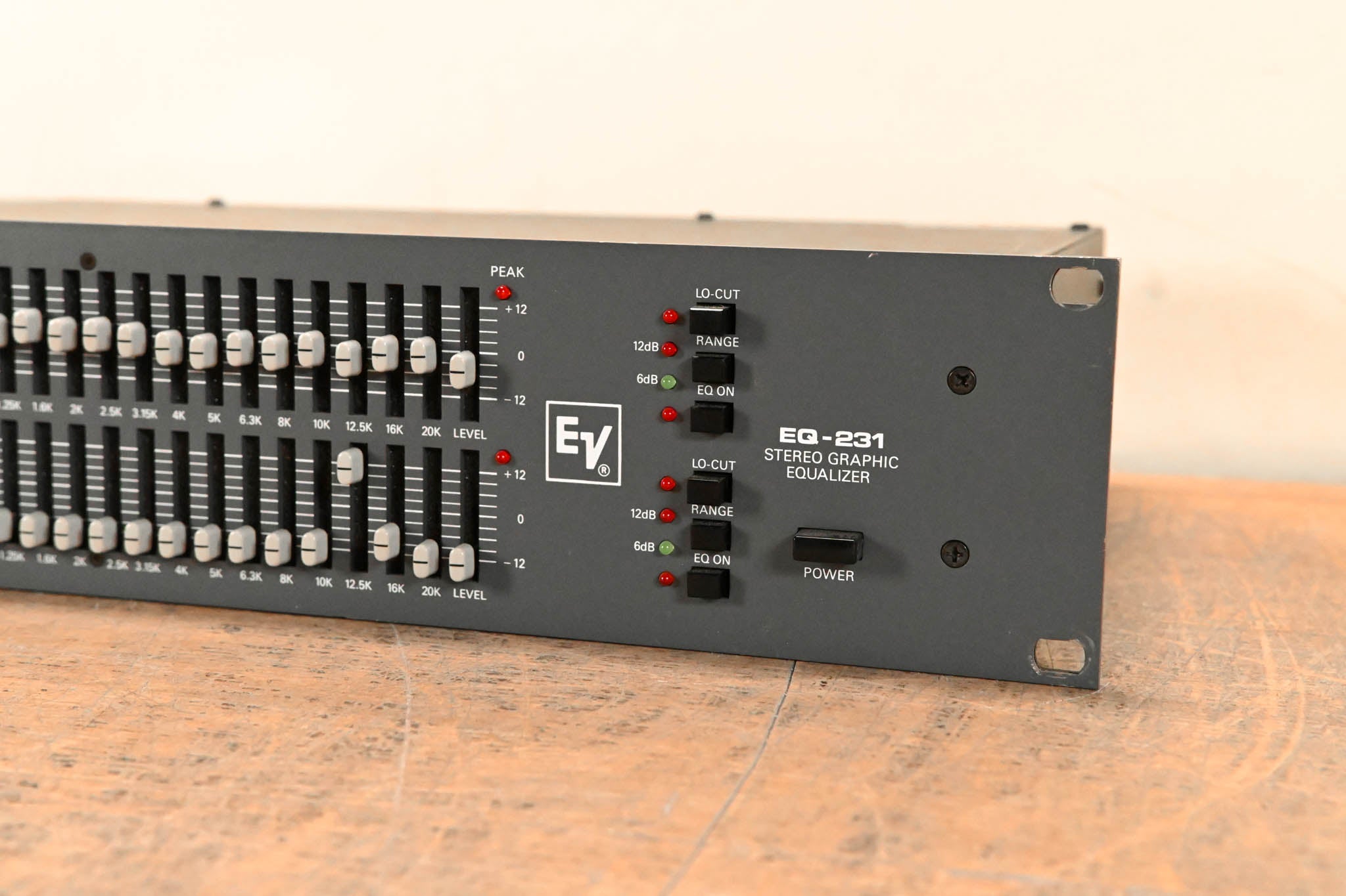 Electro-Voice (EV) EQ-231 Stereo One-Third Octave Graphic Equalizer