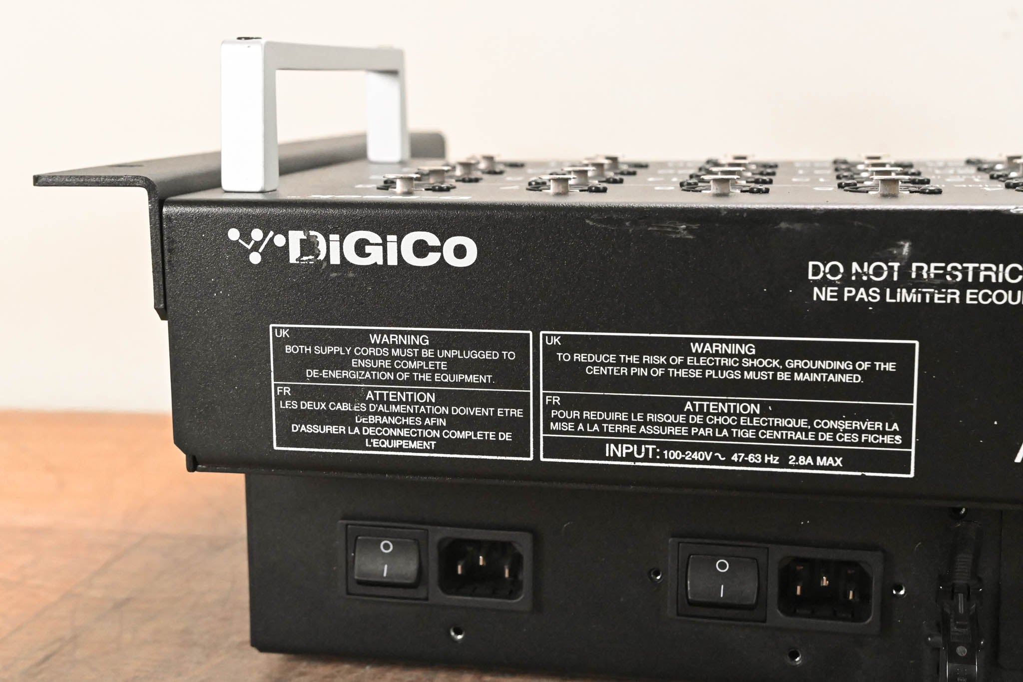 DiGiCo D-Rack 32-in Cat 6 Analog I/O Stage Box
