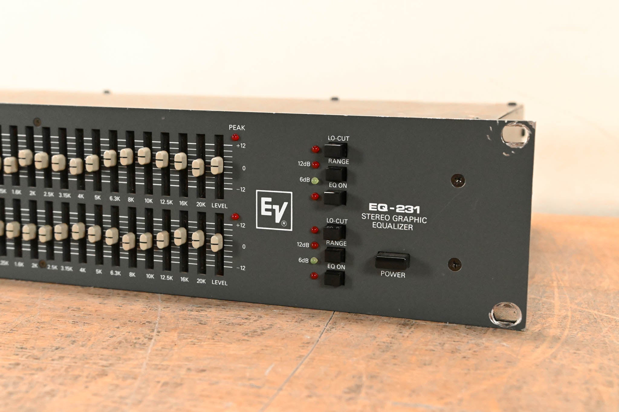 Electro-Voice (EV) EQ-231 Stereo One-Third Octave Graphic Equalizer